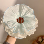 Tengzhuo Star Pattern Fabric Hair Scrunchie