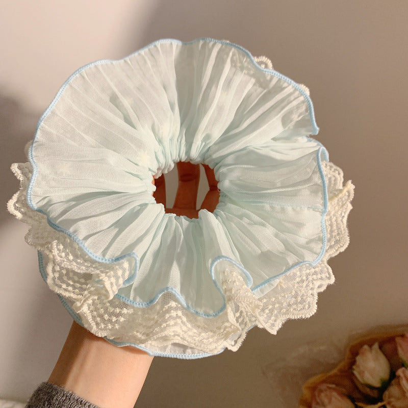 Tengzhuo Star Pattern Fabric Hair Scrunchie