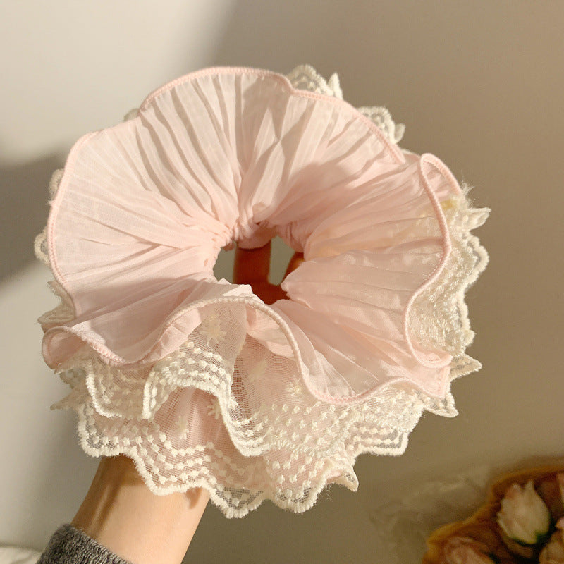 Tengzhuo Star Pattern Fabric Hair Scrunchie