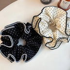Tengzhuo Polka Dot Hair Scrunchie