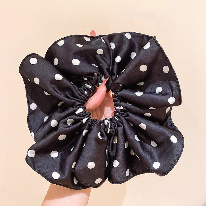 Tengzhuo Polka Dot Fabric Hair Scrunchie