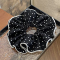 Tengzhuo Polka Dot Hair Scrunchie