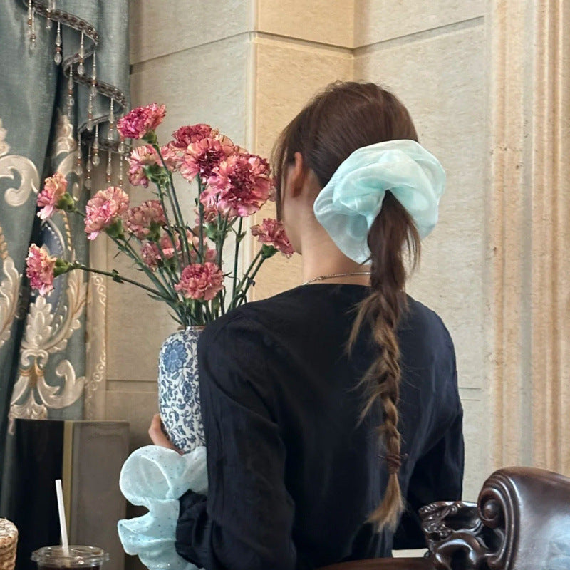 Tengzhuo Heart Polyester Hair Scrunchie