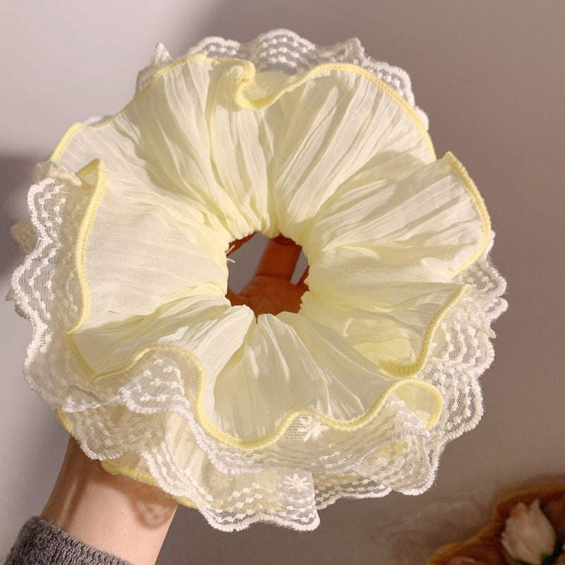 Tengzhuo Star Pattern Fabric Hair Scrunchie